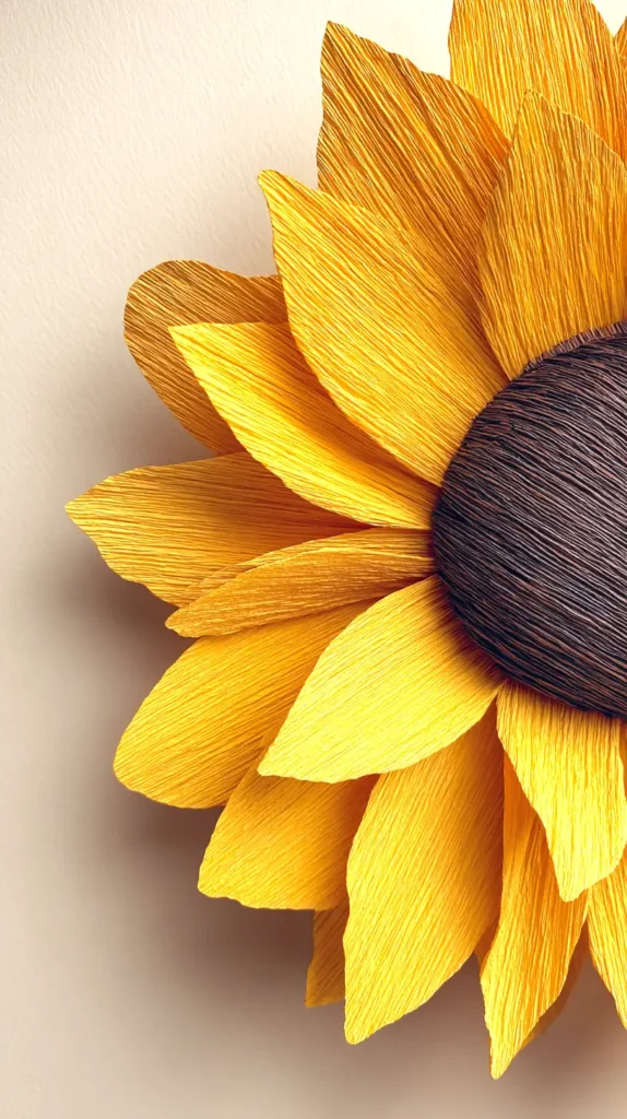 paper sunflower