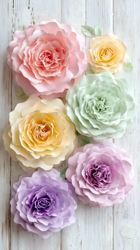 paper flowers craft