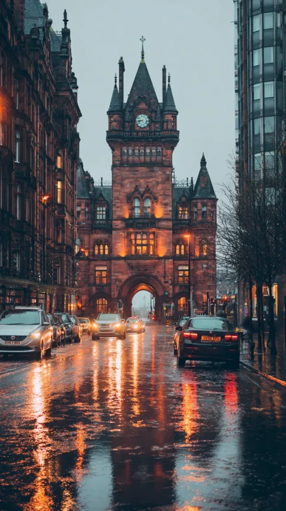 downtown Europe street