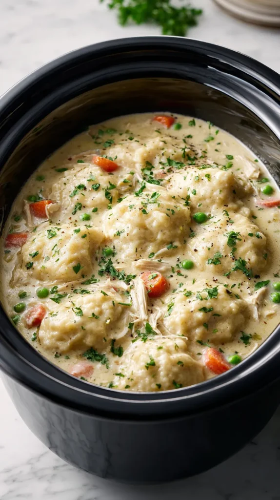 crockpot chicken and dumpling
