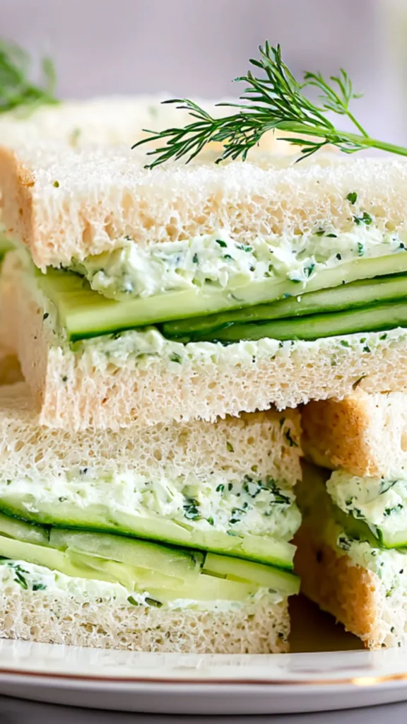 cucumber tea sandwich