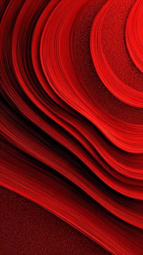 red wavy pattern