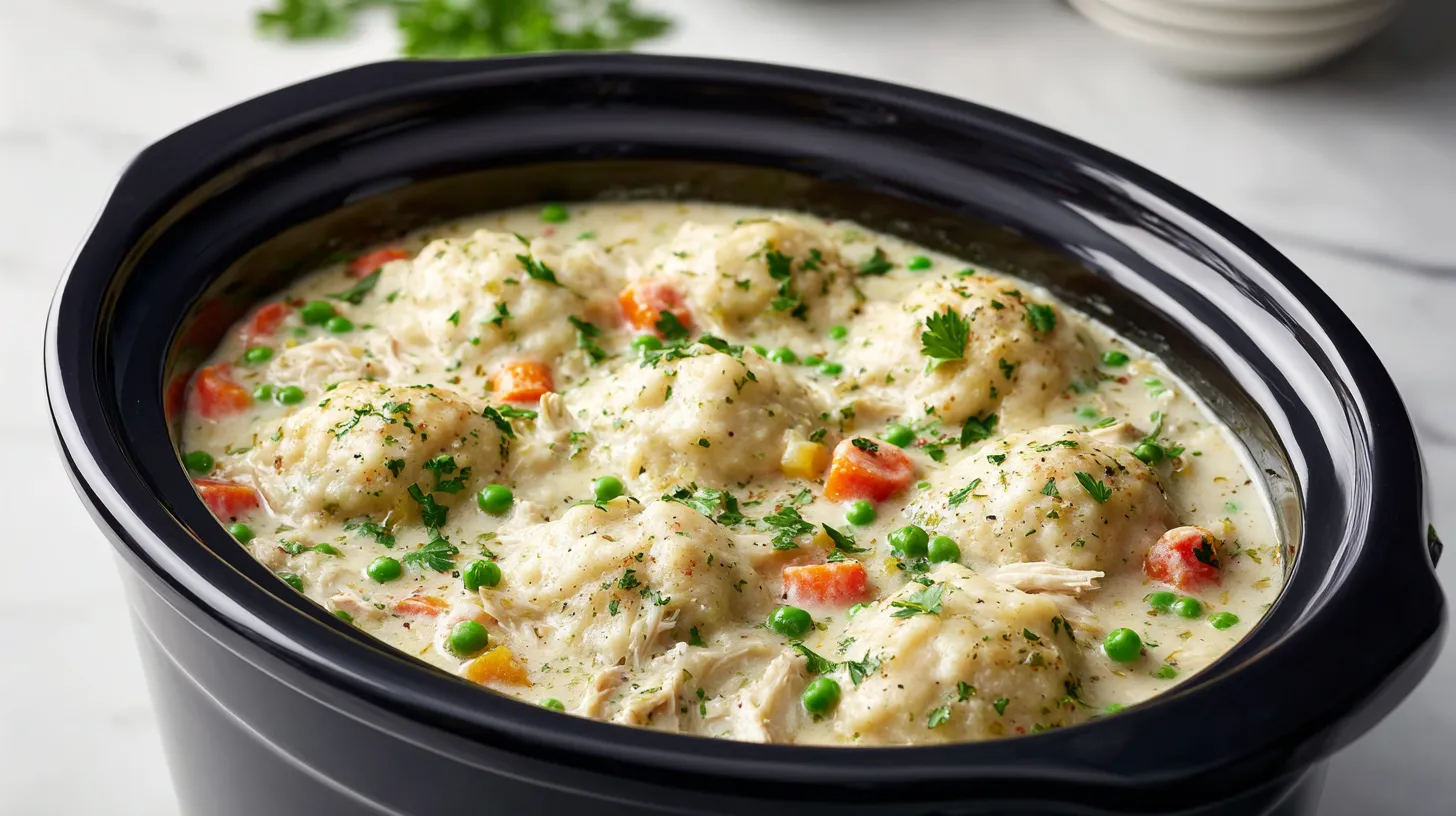crockpot chicken and dumplings