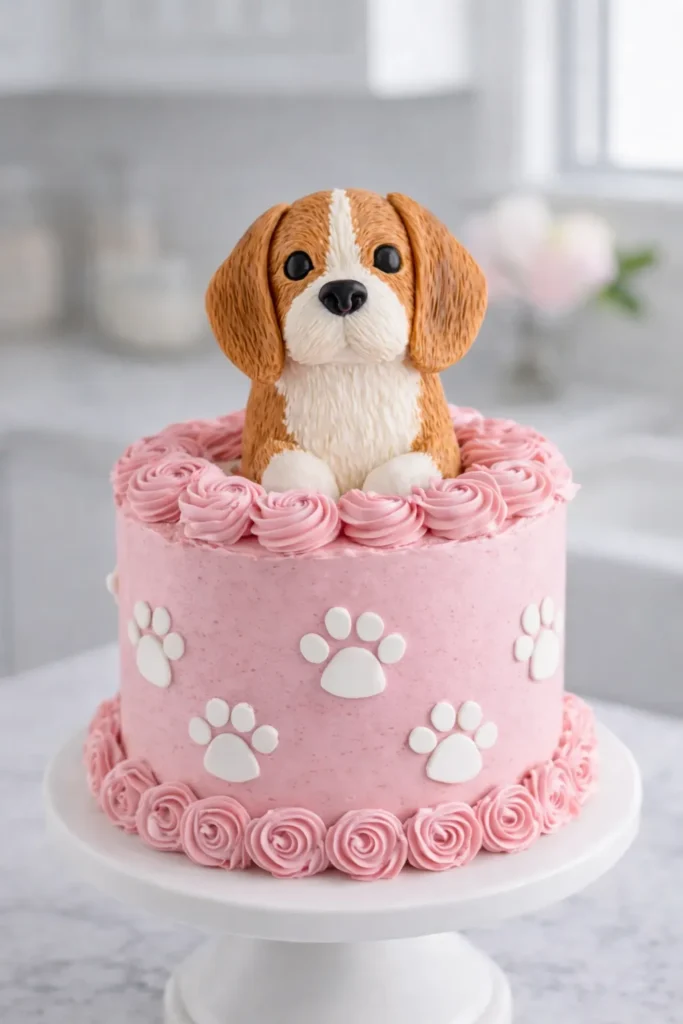 Begale dog cake 