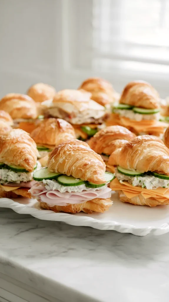 croissant sandwiches