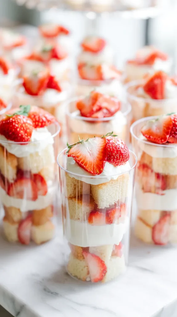 strawberry shortcake cups