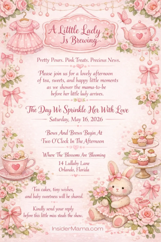tea party baby shower
