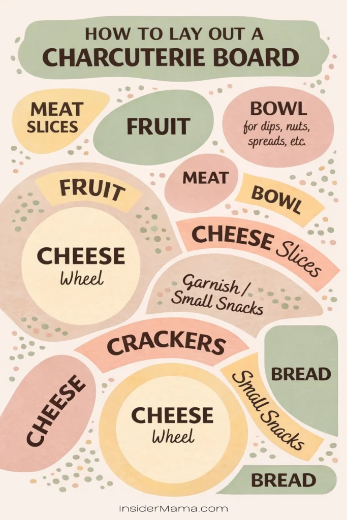layout for a charcuterie board