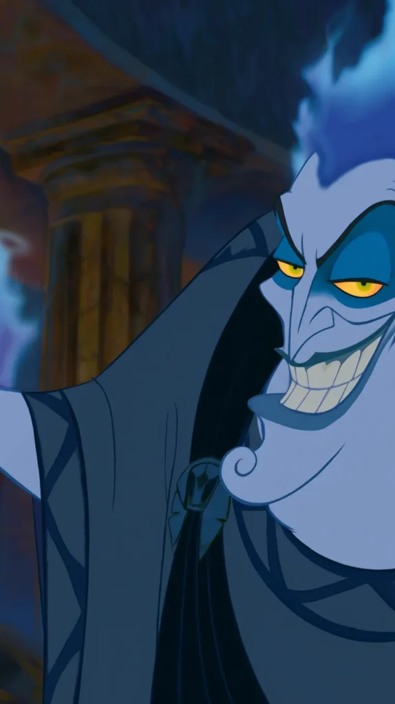 Hades (Hercules): The fast-talking, fiery Lord of the Underworld; animated