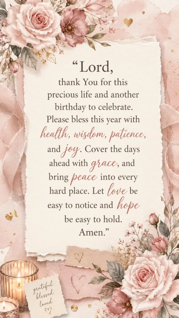 birthday prayer graphic