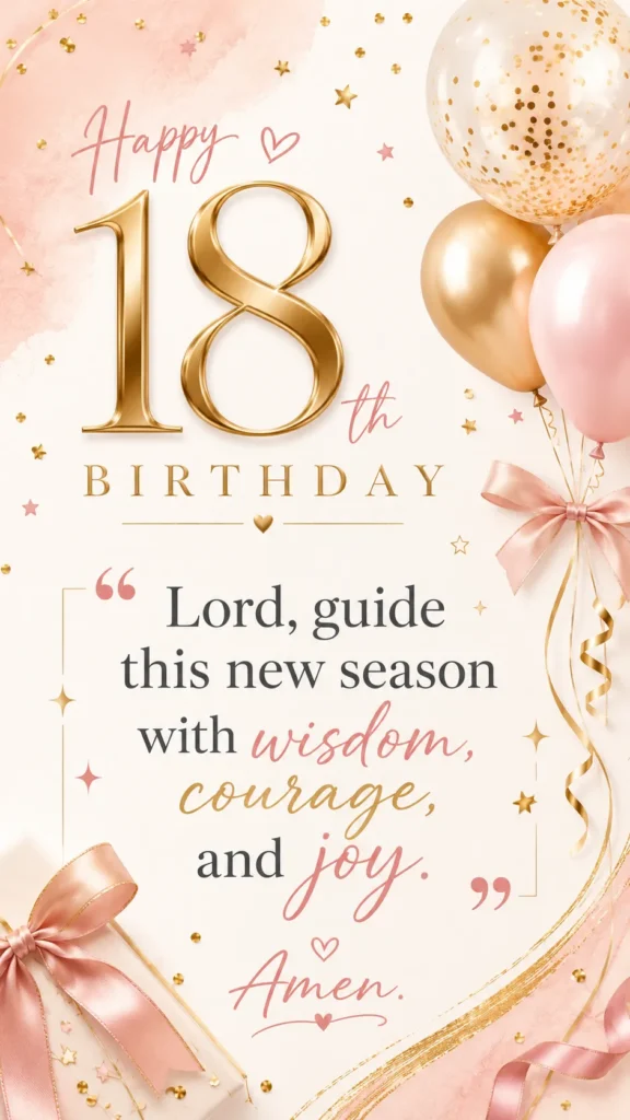 18th birthday prayer