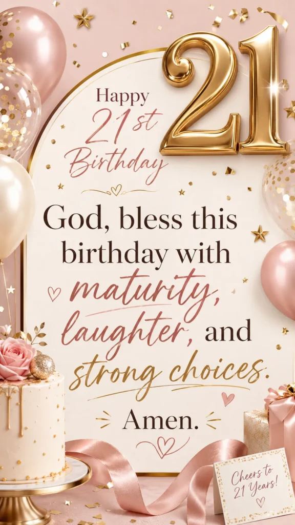21st birthday prayer