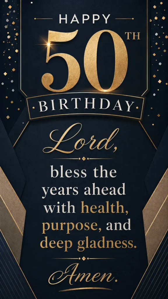 50th birthday message