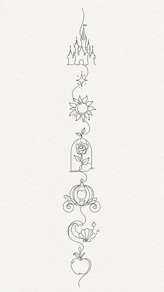 sketch of multiple icons