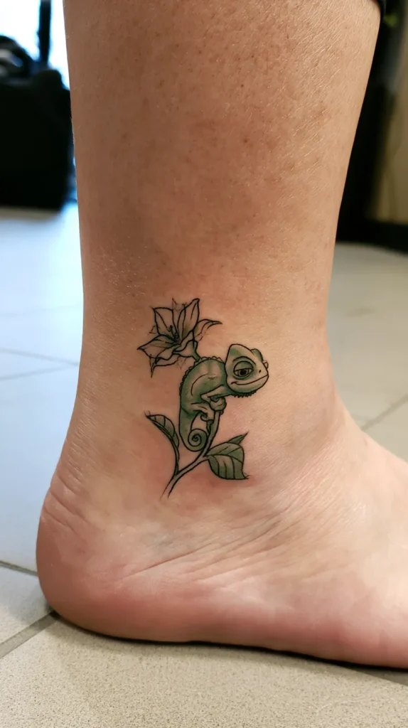 pascal tattoo on the ankle