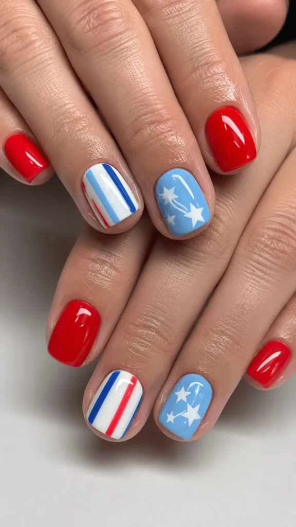 patriotic nails