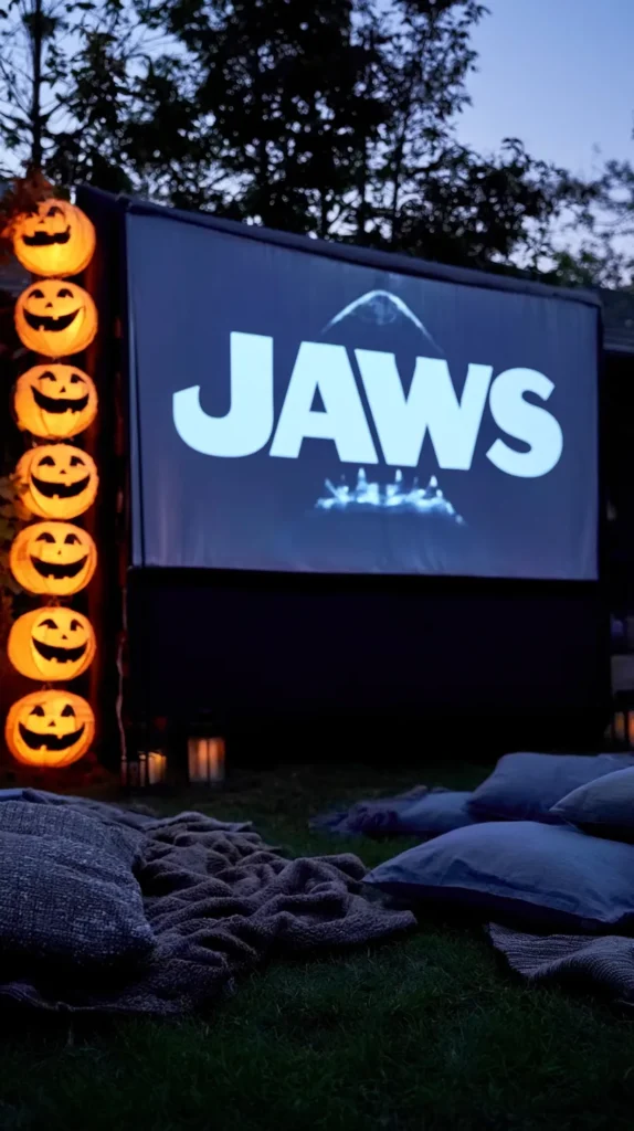 jaws outdoor movie screening 