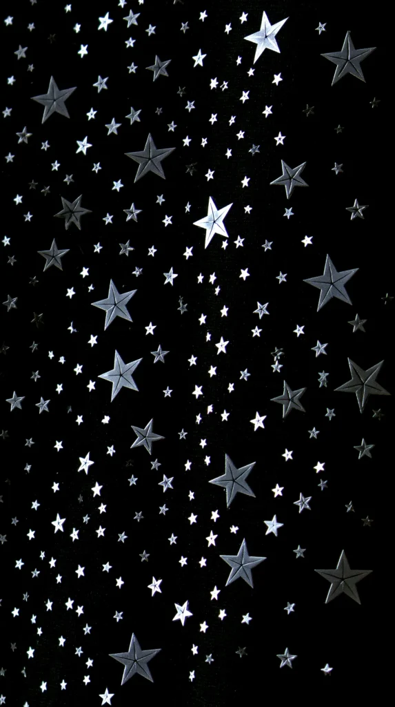 tiny white stars on a black background, wallpaper