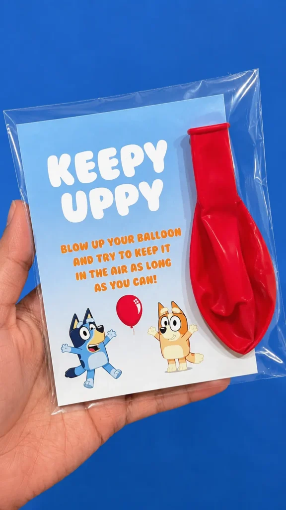 red balloon, keepy uppy, party favor